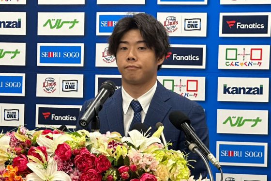巨人では「くすぶっていました」　西武移籍の松原…入団会見で決意「もう1度やってやろう」