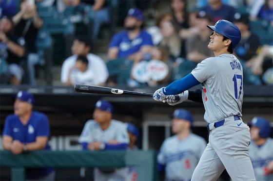 大谷翔平、2試合ぶり26号　12戦9HR、年間50発ペースでトップ独走…敵地騒然の豪快弾