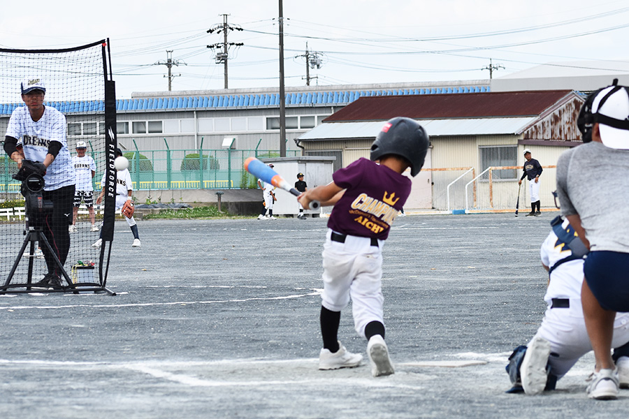 北名古屋ドリームスが実施するPMBBの様子【写真：高橋幸司】