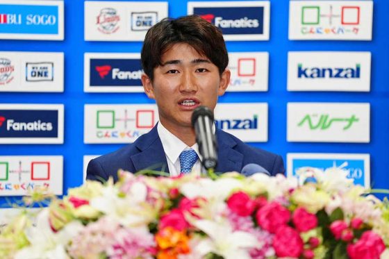 西武移籍の野村大樹が入団会見　「必要とされて、獲得していただいてうれしい」