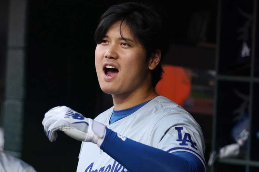 タイガース戦に出場したドジャース・大谷翔平【写真：Getty Images】