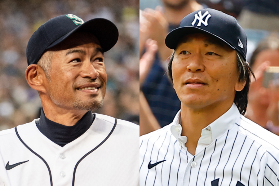 イチロー氏（左）と松井秀喜氏【写真：Getty Images】