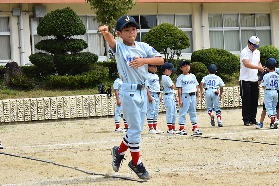 福島・常磐キッズのリズムトレーニングの様子【写真：高橋幸司】