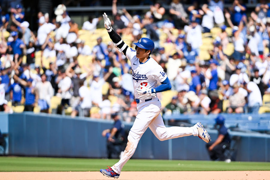 31号ソロを放ったドジャース・大谷翔平【写真：Getty Images】