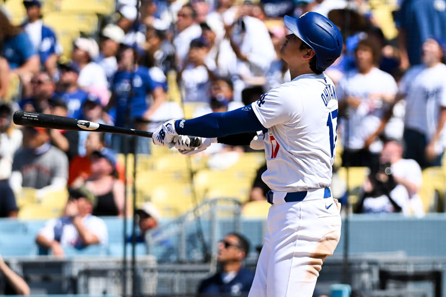 31号ソロを放ったドジャース・大谷翔平【写真：Getty Images】