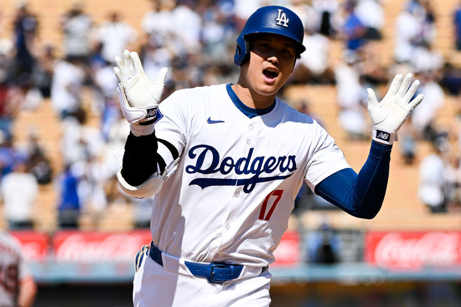 31号ソロを放ったドジャース・大谷翔平【写真：Getty Images】