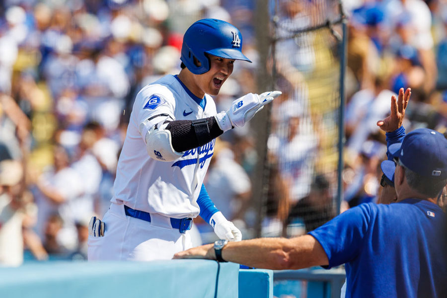 31号ソロを放ったドジャース・大谷翔平【写真：Getty Images】