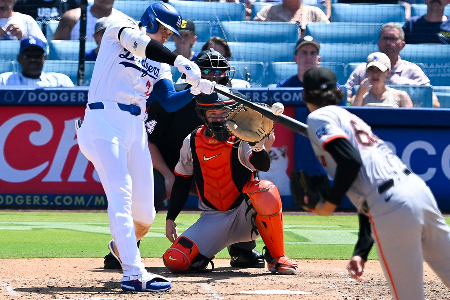 31号ソロを放ったドジャース・大谷翔平【写真：Getty Images】