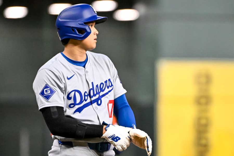 アストロズ戦に出場したドジャース・大谷翔平【写真：Getty Images】