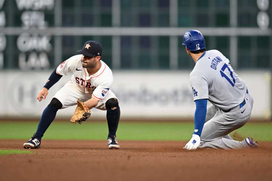 26個目の盗塁を決めたドジャース・大谷翔平【写真：Getty Images】