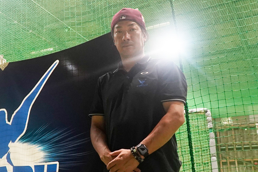 野球塾「J-PARK」を運営する福原芳之氏【写真：本人提供】