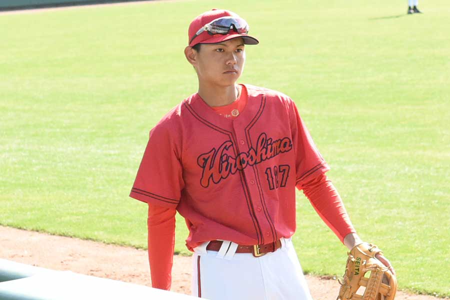 広島・前川誠太【写真：真田一平】