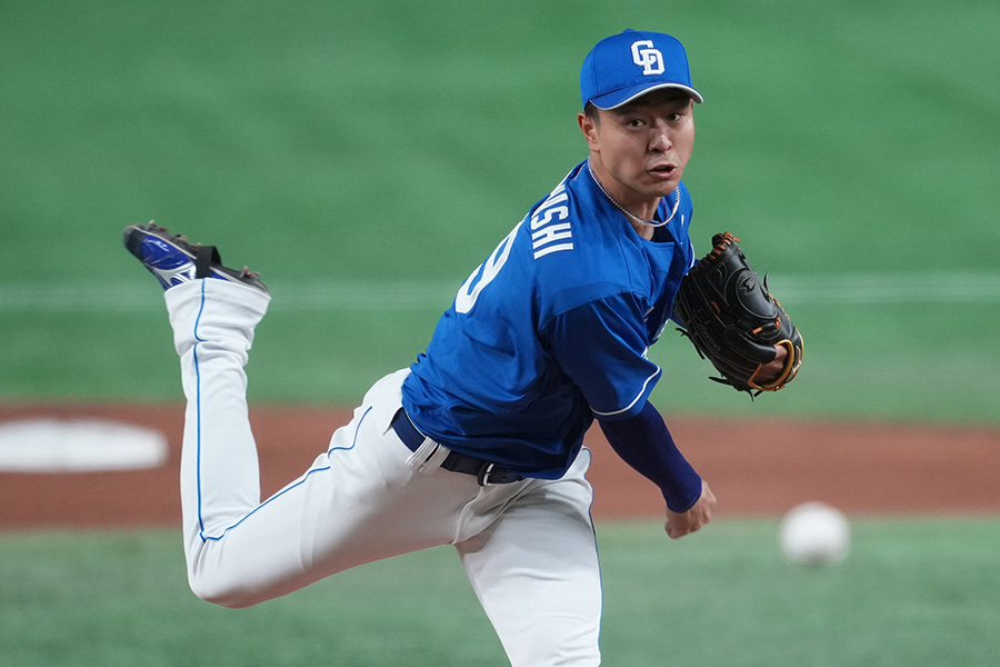 中日・高橋宏斗【写真：イワモトアキト】