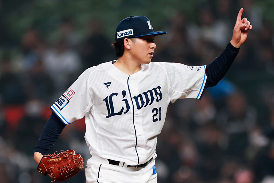 西武・武内夏暉【写真：小池義弘】