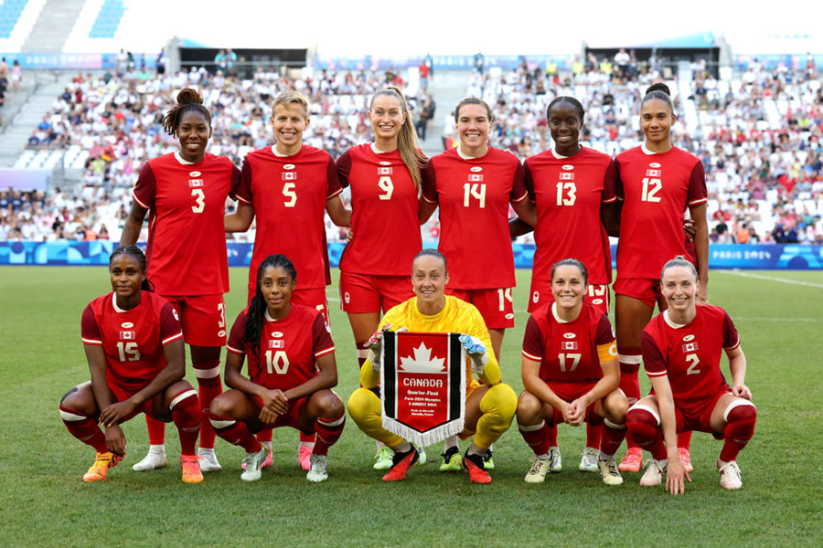 サッカー女子カナダ代表【写真：Getty Images】