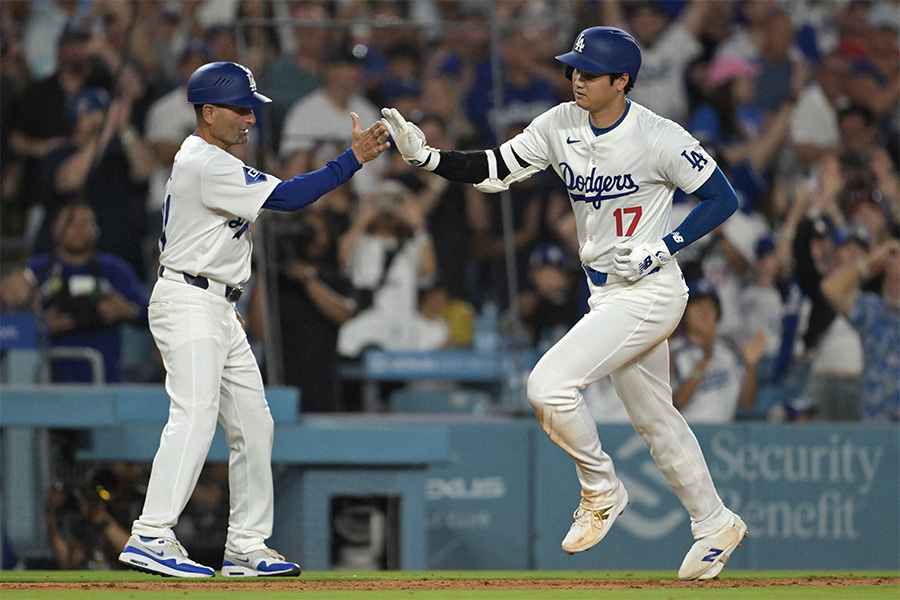 34号を放ったドジャース・大谷翔平【写真：ロイター】