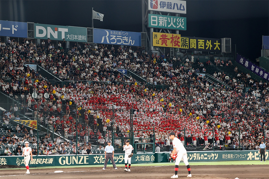 第3試合は智弁学園が岐阜城北を下した【写真：加治屋友輝】