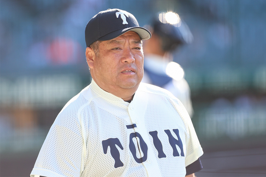 大阪桐蔭・西谷浩一監督【写真：加治屋友輝】