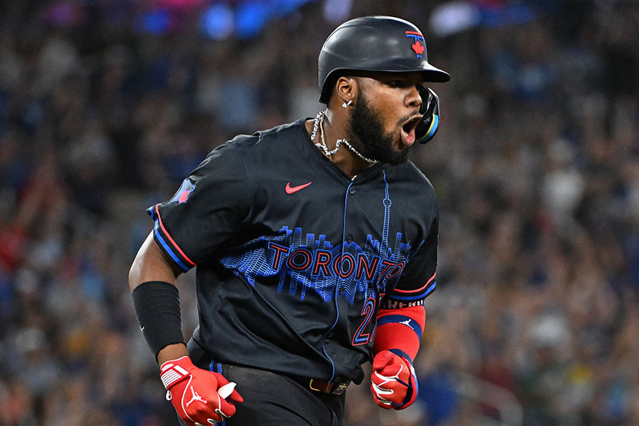 ブルージェイズのブラディミール・ゲレーロJr.【写真：ロイター】
