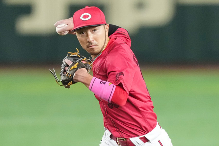 広島・菊池涼介【写真：矢口亨】