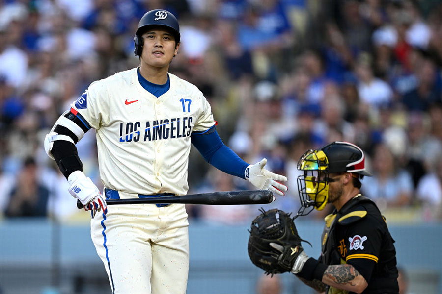 パイレーツに出場したドジャース・大谷翔平【写真：Getty Images】