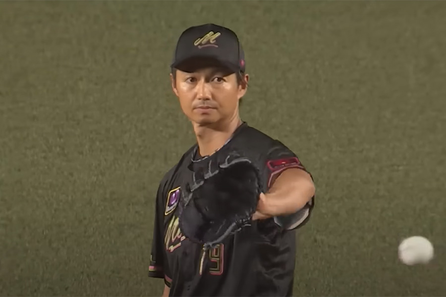 オリックス戦に先発したロッテ・唐川侑己【画像：パーソル パ・リーグTV】