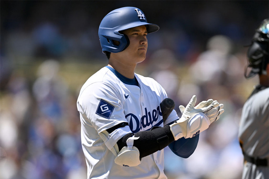 パイレーツ戦に出場したドジャース・大谷翔平【写真：Getty Images】