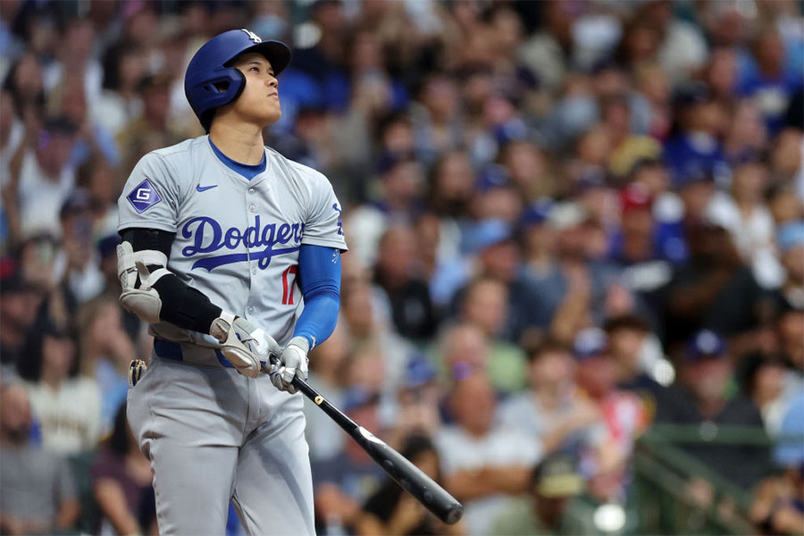 ブルワーズ戦で37号を放ったドジャース・大谷翔平【写真：Getty Images】