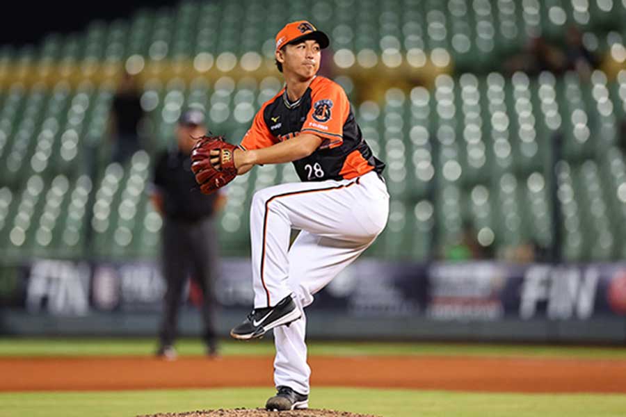 統一から6位指名を受けた高塩将樹【写真提供：CPBL】