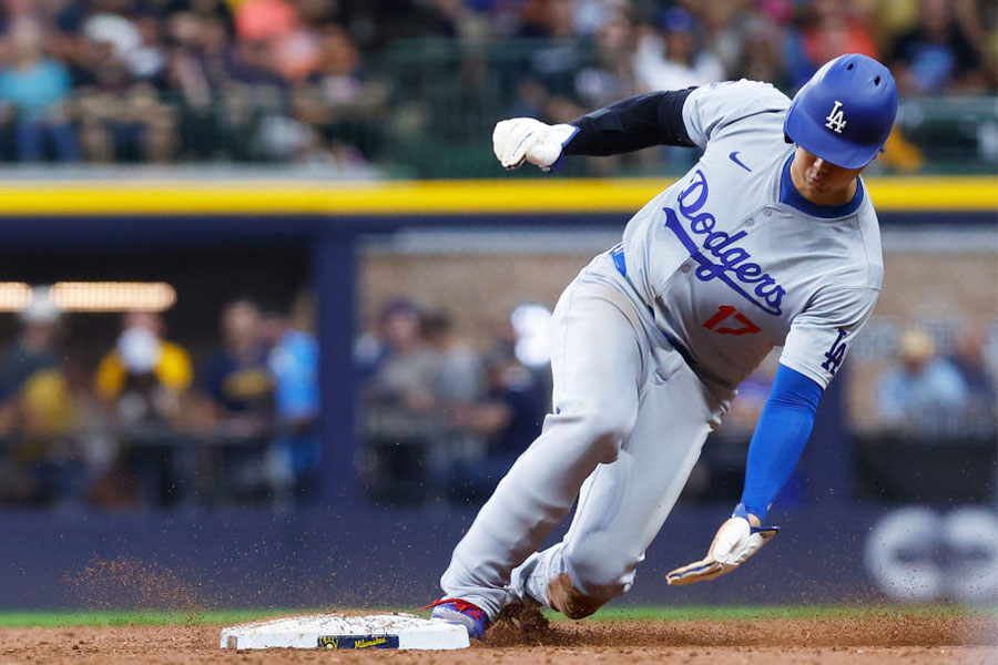 今季35盗塁目をマークしたドジャース・大谷翔平【写真：Getty Images】