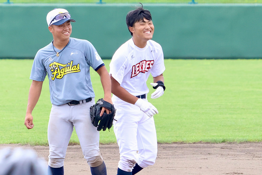 笑顔で3年ぶりの実戦を楽しむ工藤【写真：石川加奈子】