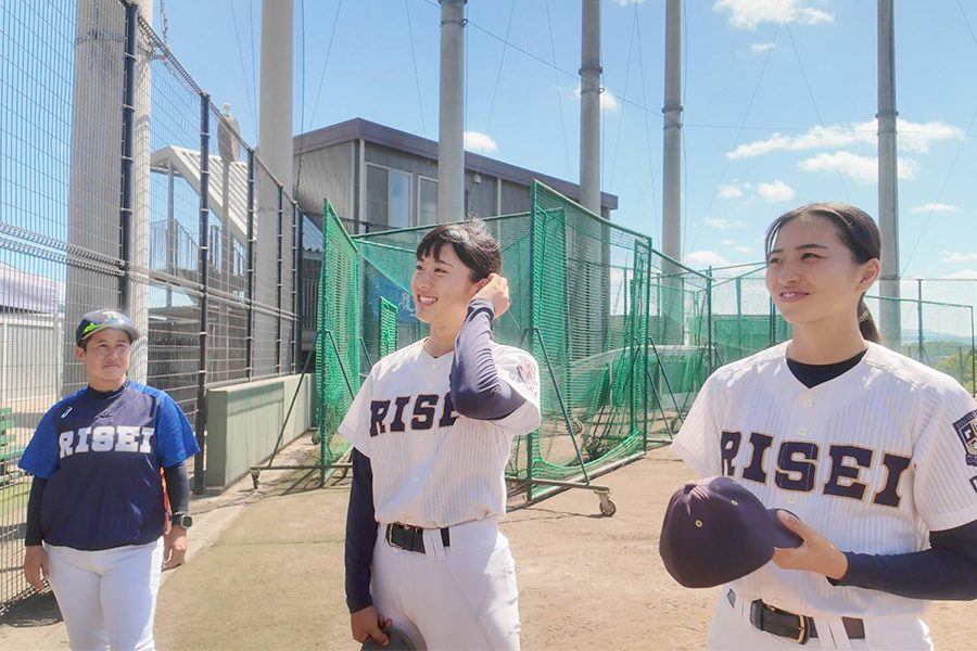 女子野球の名門・履正社高校女子硬式野球部【写真：橋本健吾】