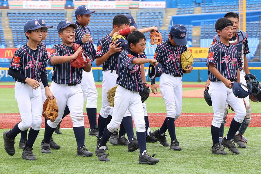 準決勝で敗れた奈良・牧野ジュニアーズ【写真：加治屋友輝】