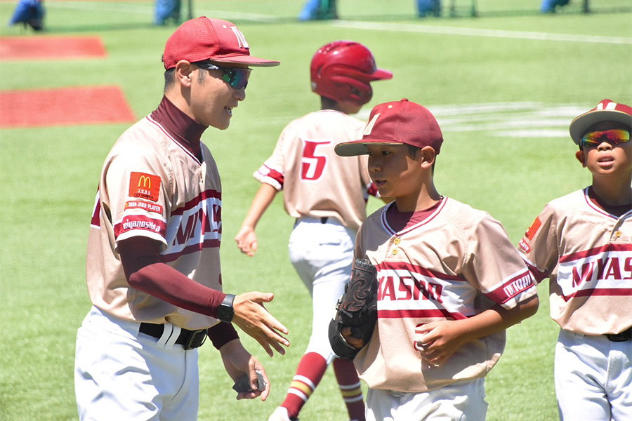 2年連続出場で8強入りした宮ノ下スポーツ少年団【写真：川浪康太郎】