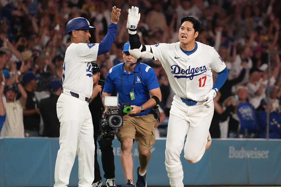 40号を放ったドジャース・大谷翔平【写真：松本洸】