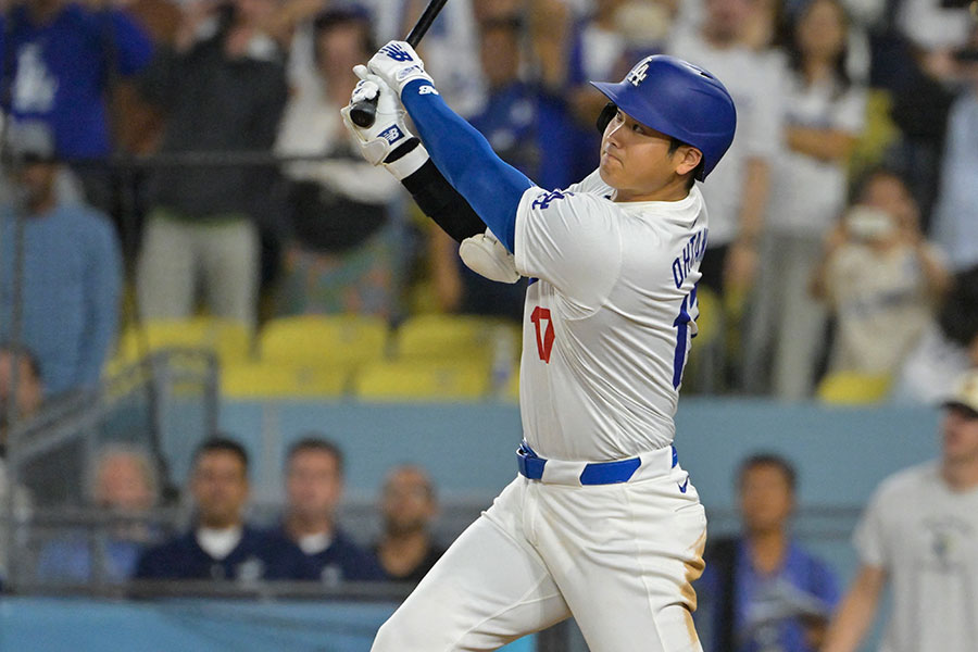 サヨナラ満塁弾を放ったドジャース・大谷翔平【写真：ロイター】