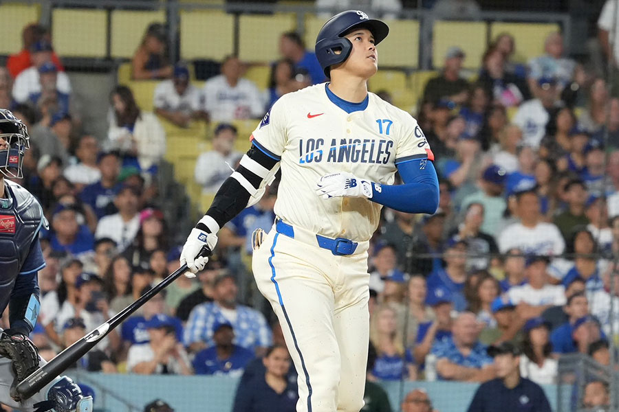 41号を放ったドジャース・大谷翔平【写真：松本洸】