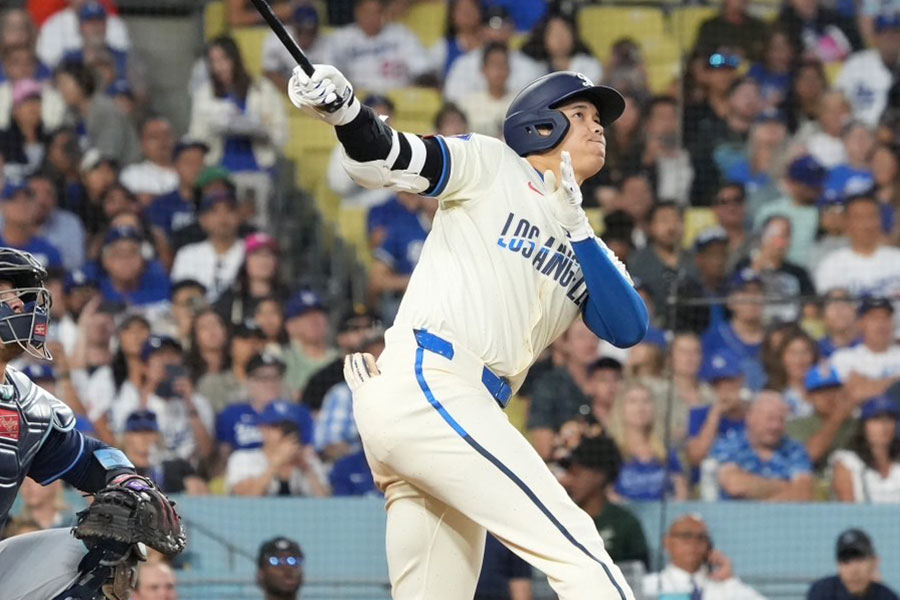 41号を放ったドジャース・大谷翔平【写真：松本洸】