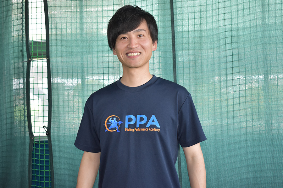 野球塾「PPA」を運営する伊藤聡希氏【写真：高橋幸司】