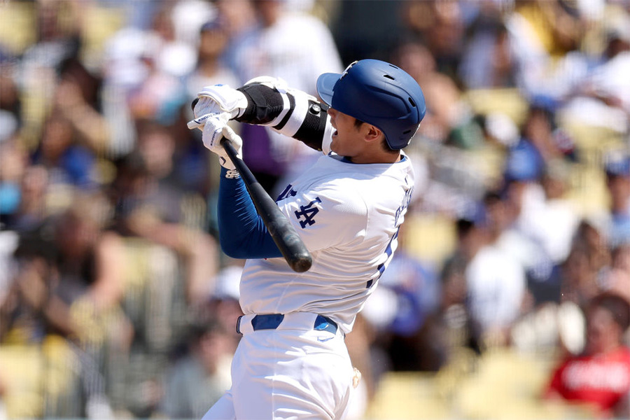 レイズ戦に出場したドジャース・大谷翔平【写真：Getty Images】