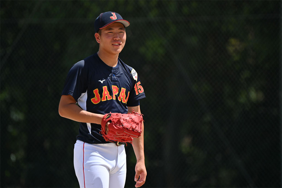 U-18日本代表の中崎琉生【写真：Getty Images】