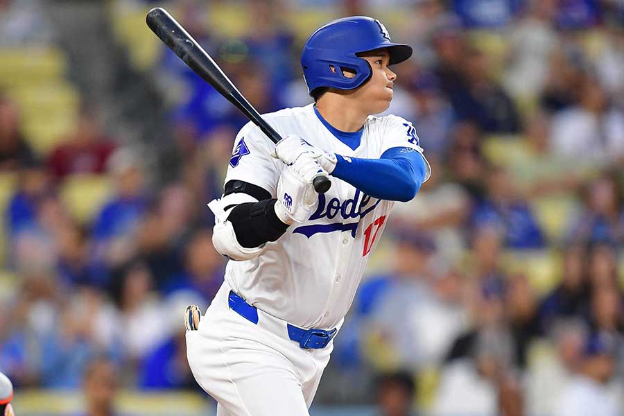 オリオールズ戦に出場したドジャース・大谷翔平【写真：ロイター】