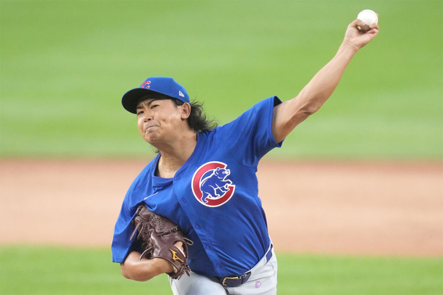 ナショナルズ戦に登板したカブス・今永昇太【写真：Getty Images】