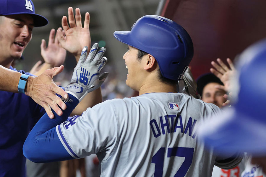 43号を放ったドジャース・大谷翔平【写真：Getty Images】