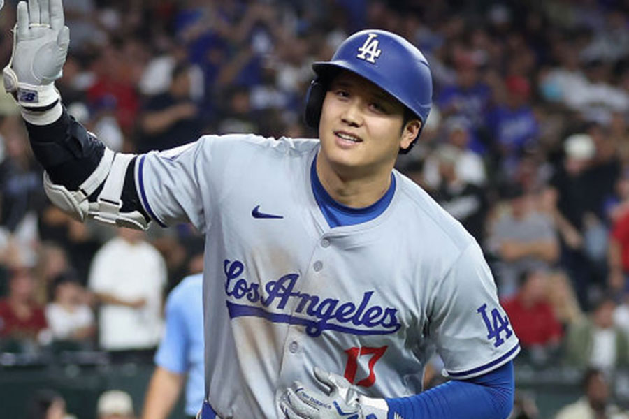 43号を放ったドジャース・大谷翔平【写真：Getty Images】