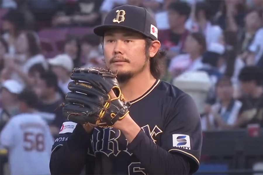 今季初勝利をあげたオリックス・鈴木博志【画像：パーソル パ・リーグTV】