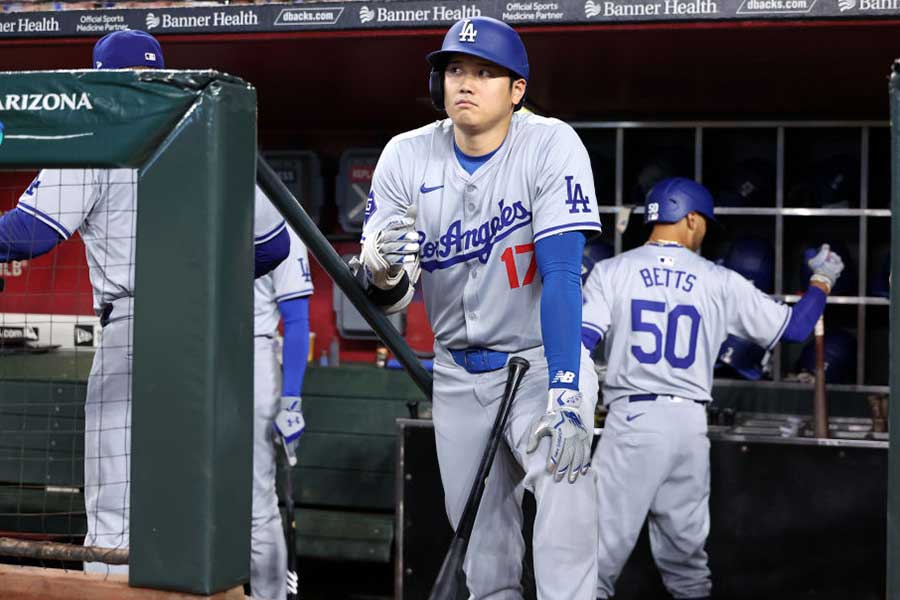 ダイヤモンドバックス戦に出場したドジャース・大谷翔平【写真：Getty Images】