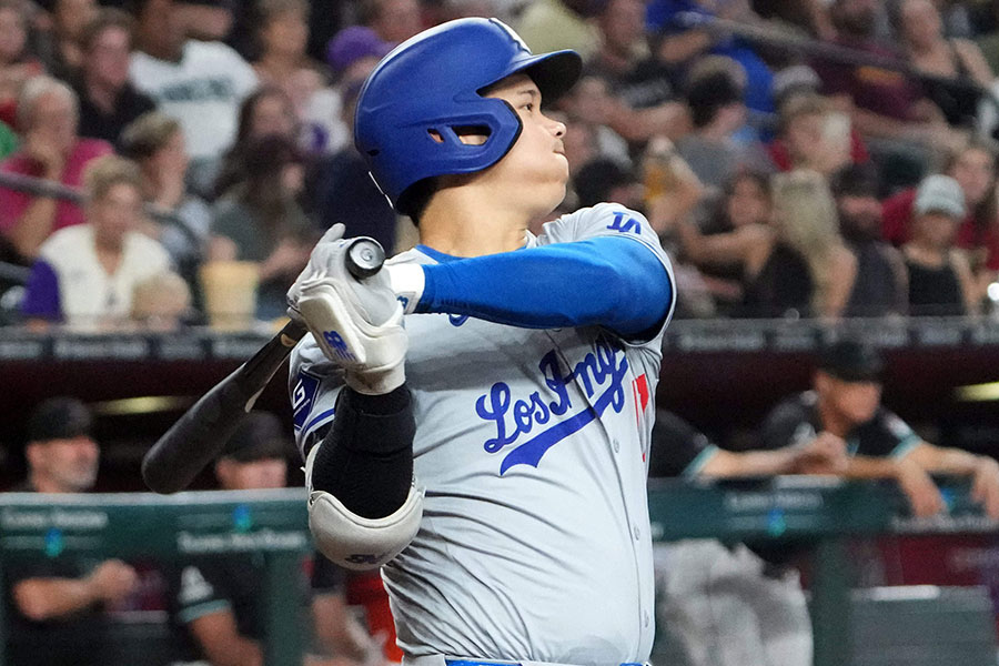 ダイヤモンドバックス戦に出場したドジャース・大谷翔平【写真：ロイター】