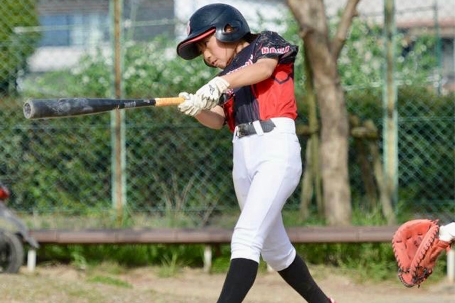 NPBガールズトーナメント3位に貢献した西岡望乃さん【写真：西岡氏提供】