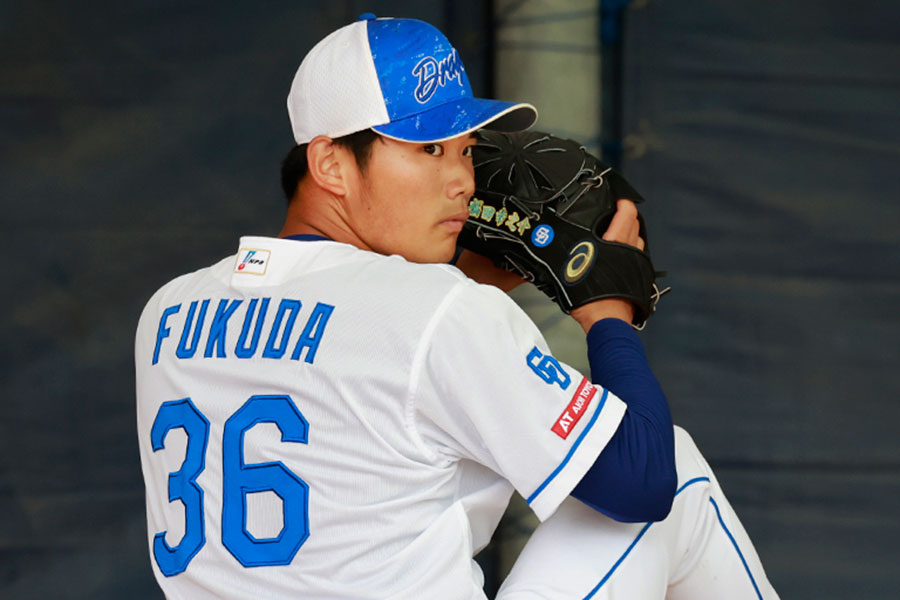 中日・福田幸之介【写真：小池義弘】